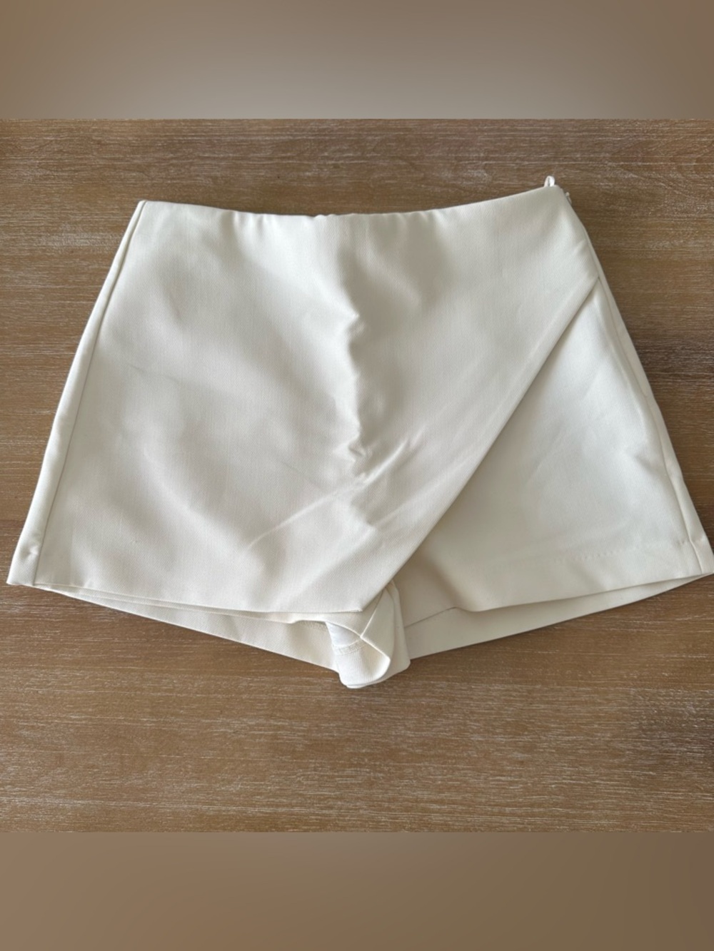 Zara Cream White Skort Skirt